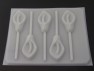 514 Calla Lily Flower Chocolate or Hard Candy Lollipop Mold
